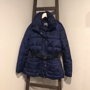 Andrew Marc puffer with belt